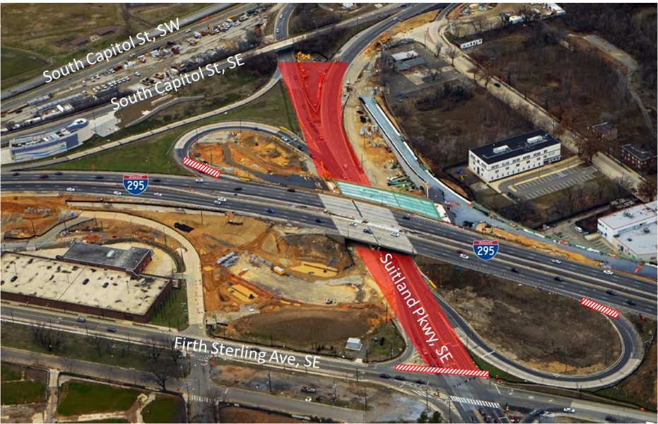 Suitland Parkway Closure March 28