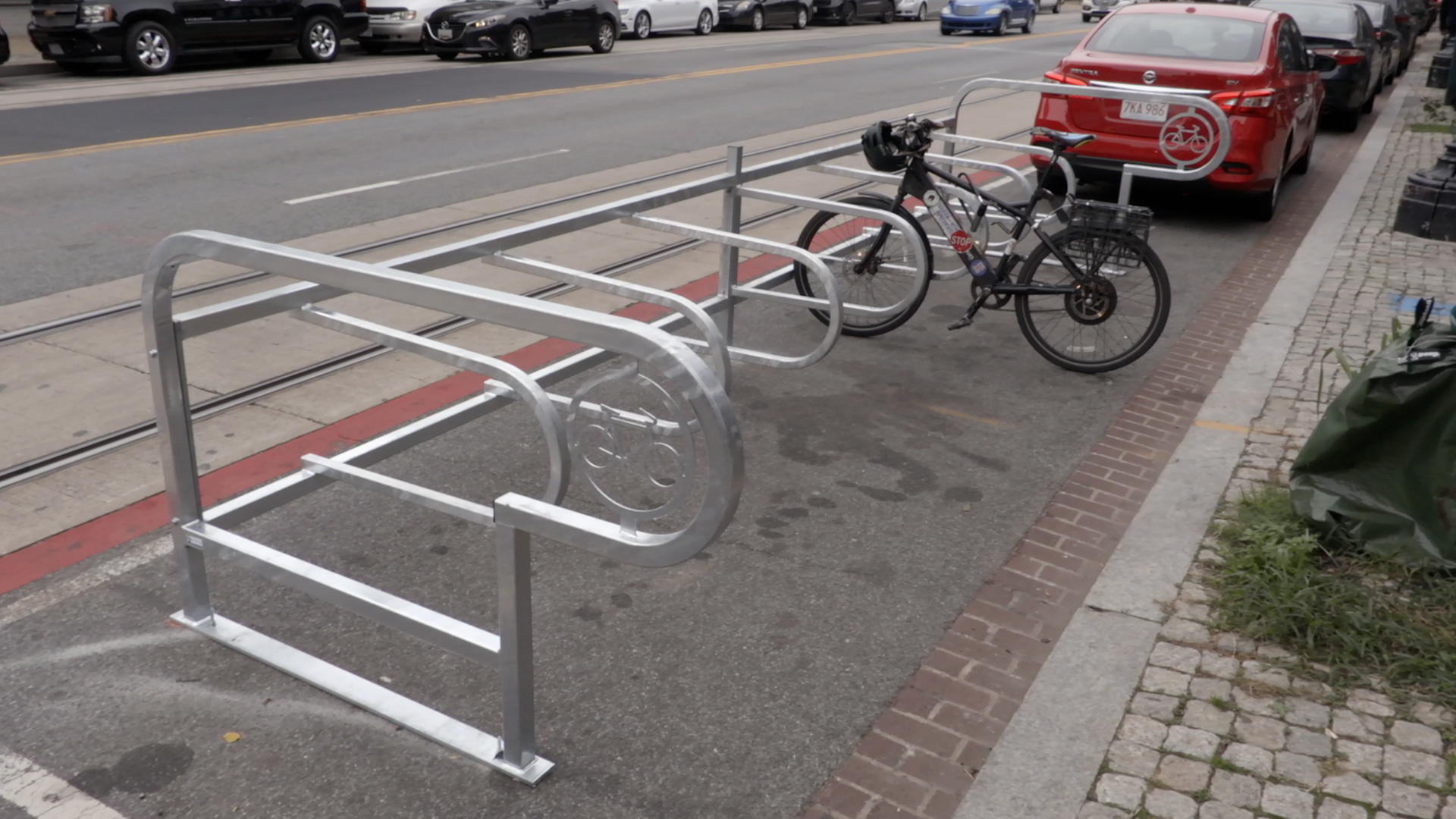 Bike parking rack near me sales