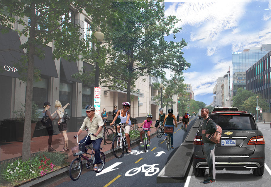 Cycle lane store