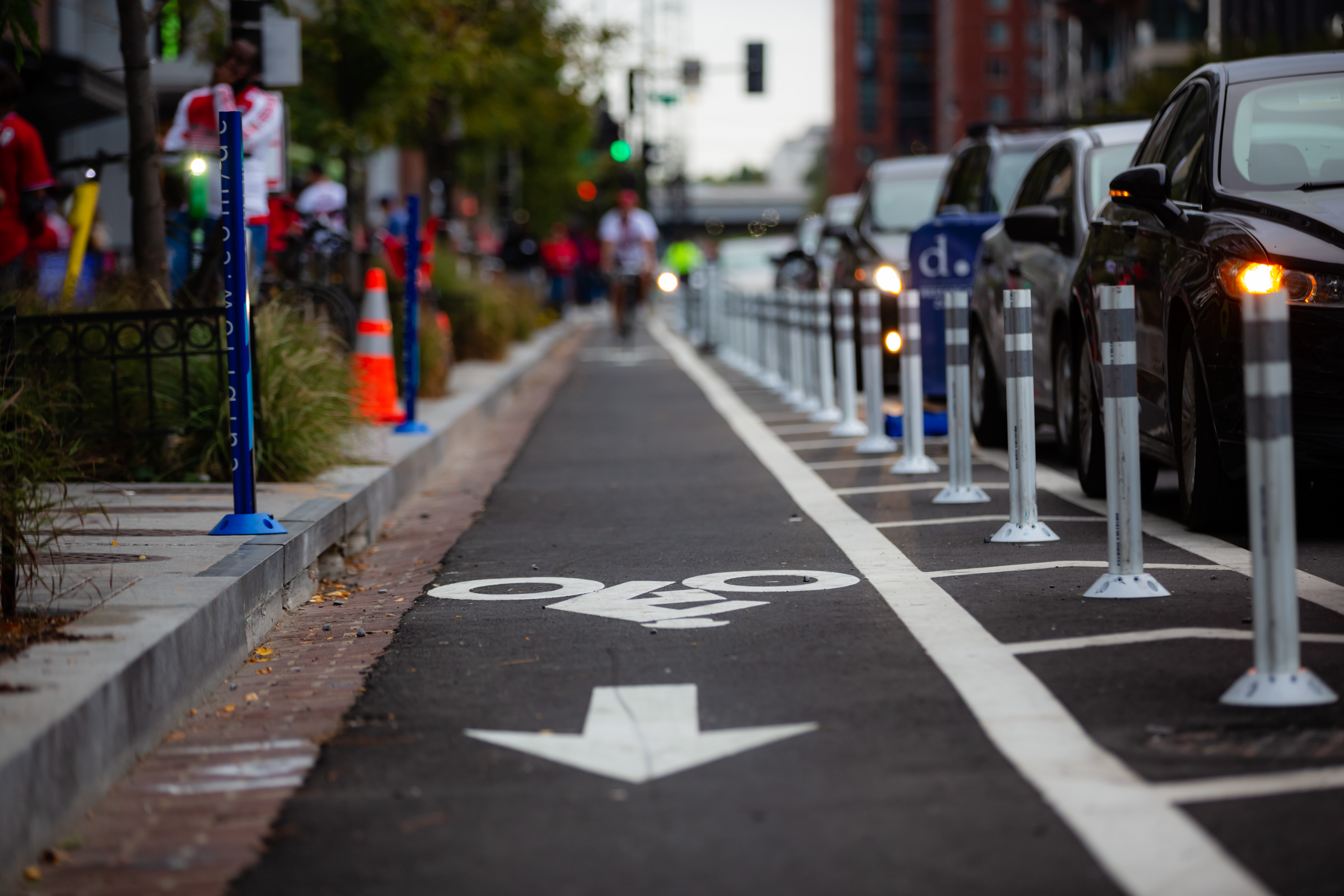 Dedicated bike new arrivals lanes