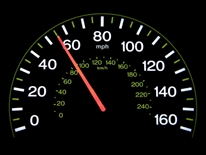 Speed Study Data and Map - speedometer