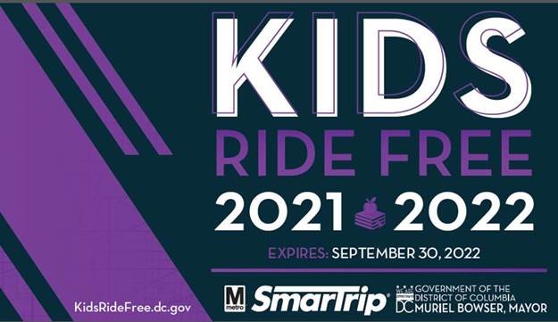 Kids Ride Free card