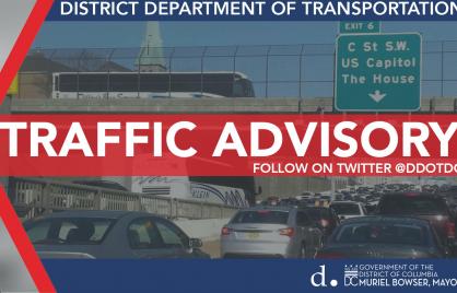 Traffic advisory banner