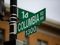 Columbia Rd Street Sign