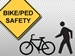 Bicycles and Pedestrians - bike-ped safetly logo